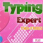 play Typing Expert Two Frogs