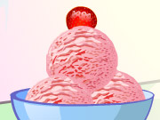 play Homemade Starwberry Ice Cream