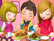 play Cute Childrens Thanksgiving