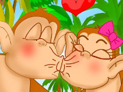 play Cute Monkey Kissing