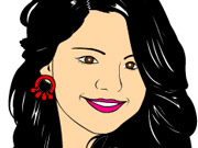 play Selena Gomez Coloring