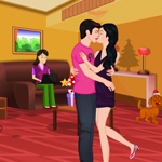 play Romantic Christmas Kissing