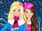 play Barbie Winter