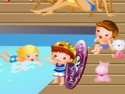 play Five Star Hotels Children Pool Decoration