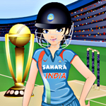 play Cricket Girl Dess Up