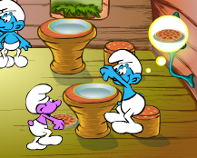 play Smurf Dinner
