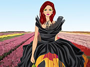 play Flower Power Couture Dress Up