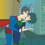 play Super Hero Kiss