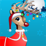 play Christmas Reindeer Dress Up