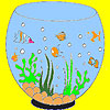 play Cute Aquarium Coloring