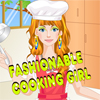 play Fashionable Cooking Girl Dress Up