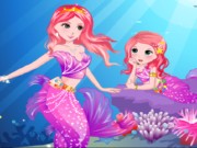 play Pretty Little Mermaid And Her Mom