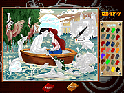 play Mermaid Online Coloring Page