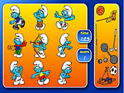 play Smurfs Sports Pairs