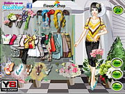 play Flower Store Girl Dress Up