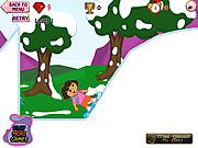 play Dora Snowboard