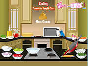 play Cooking Prosciutto Funghi Pizza