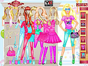 play Barbie Room Dress Up