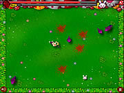 play Chainsaw Killer Zombie Against Cute Little Bunnies