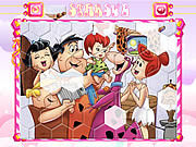 play The Flinstones - Hexagon Puzzle