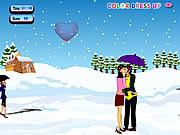 play Snow Fall Kissing