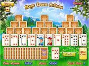 play Magic Towers Solitaire