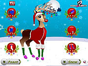 play Christmas Reindeer Dress Up