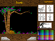 play Bambi And Friends Online Coloring