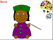 play Nurse Coloring