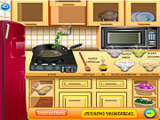 play Vegetable Frittata Cooking