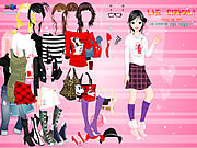play Cartoon Print Dressup 2