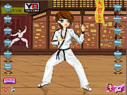play Karate Kickin Chic Dress Up