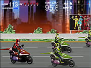 play Power Rangers - Moto Race