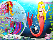 play Lovely Mermaid Dress Up