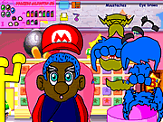 play Mario At The Barber