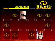 play The Incredibles Mega Memory