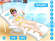 play Sunbath Girl On Beach