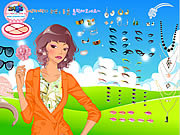 play Romantic Hair And Lips Dressup