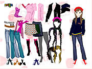 play Colorful Girl Dress Up