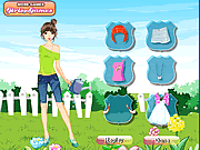 play Gardener Girl Dress Up