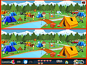 play Camping Spot The Differences