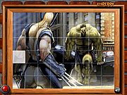 play Sort My Tiles Wolverine Vs Hulk