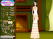 play White And Gold Gowns Dress Up