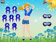 play Blue Girl Dress Up