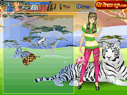 play Tiger Girl Dress Up