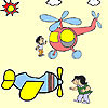 play Aviation Museum Coloring