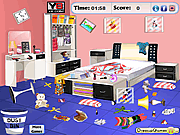 play Messy Bedroom Decorating