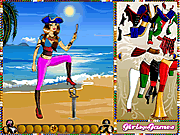 play Caribbean Pirate Dress Up