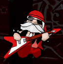 play Santa Rockstar Metal Xmas