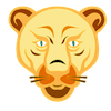 play Lion Face Jigsaw